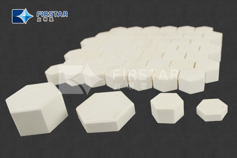 Hexagonal wear tile mats