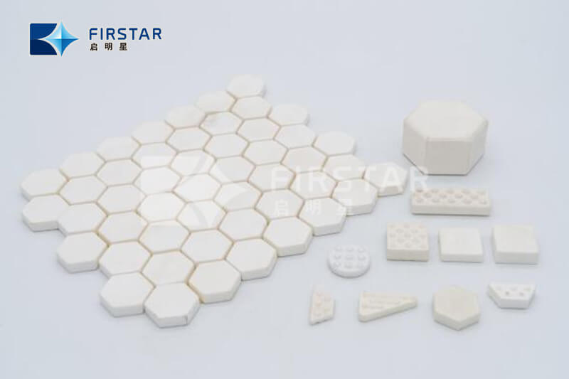 Al2O3 92% 95%Alumina Ceramic Hexagonal Tiles Mosaic Tiles