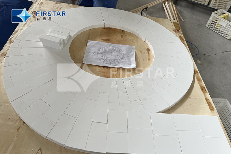 Abrasion-Resistant Pre-engineered Ceramic tiles Cyclone Linings