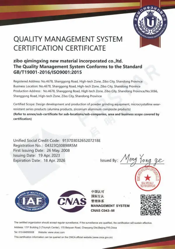 ISO 45001 Certificate