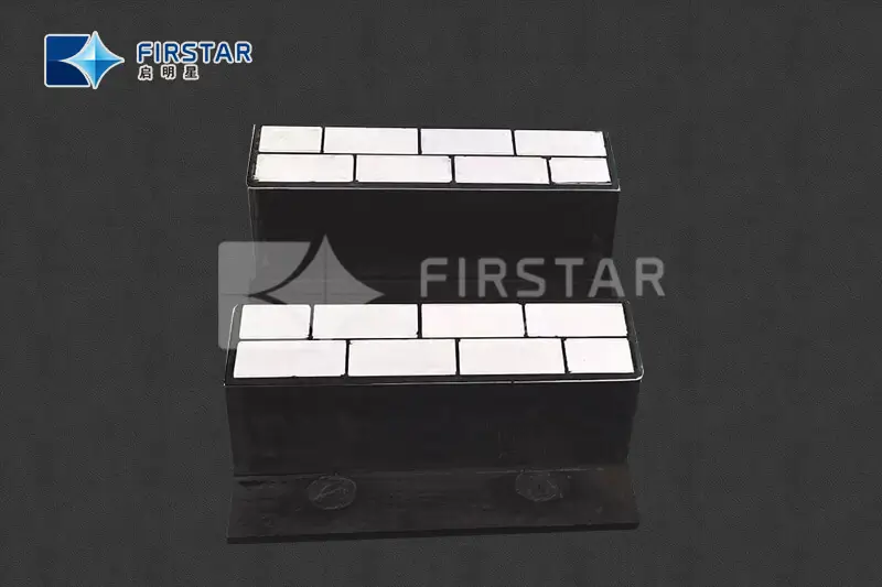 Anti lmpact Engineering ceramic wear panel for conveyor system