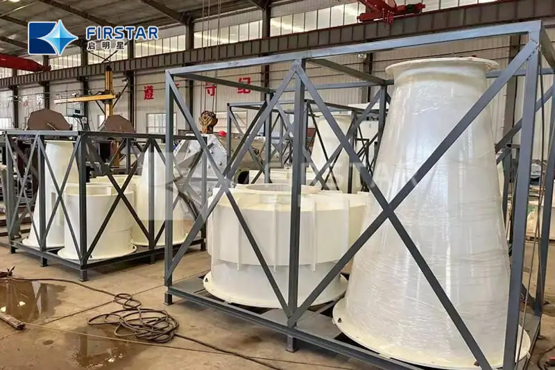 Cyclone lined Eigineered ceramics